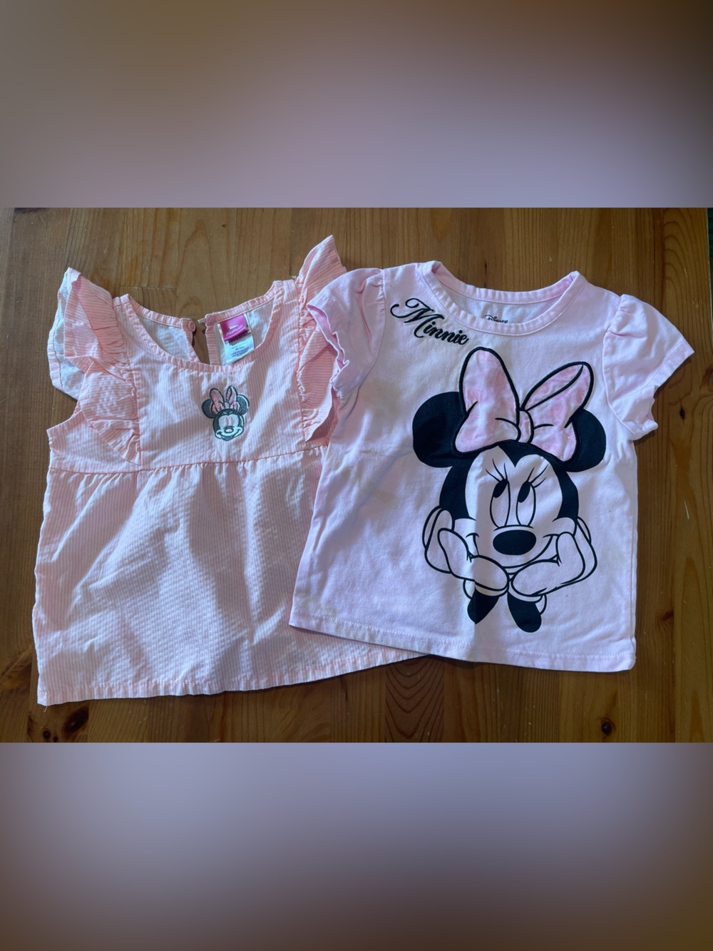 Two Minnie Mouse Tops 3T